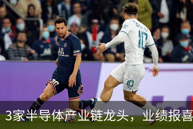 3家半导体产业链龙头，业绩报喜！